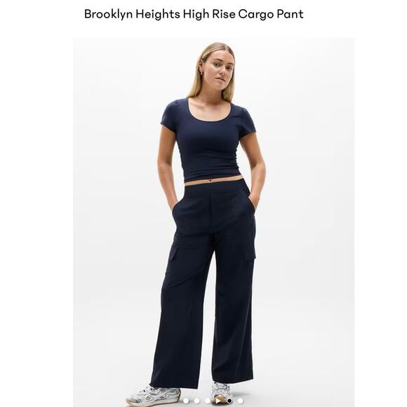 Athleta Brooklyn Heights High Rise Cargo Pant Size XL - Picture 1 of 8